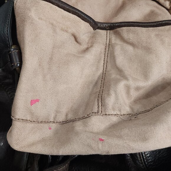 Civico 93 Large Brown Woven Leather Tote Bag Made In Italy - Picture 8 of 9